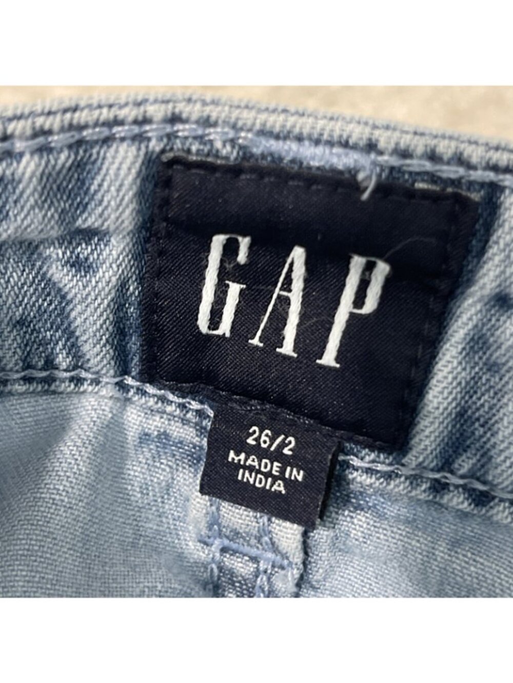 Gap Denim Skirt Womens Size 26 Blue Jean Button Down Full Skirt Boho Western - Picture 5 of 10